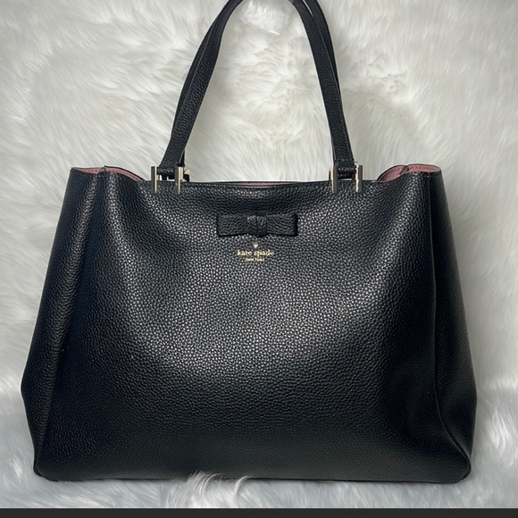 kate spade Bags Kate Spade New York Black Purse With Pink Interior
